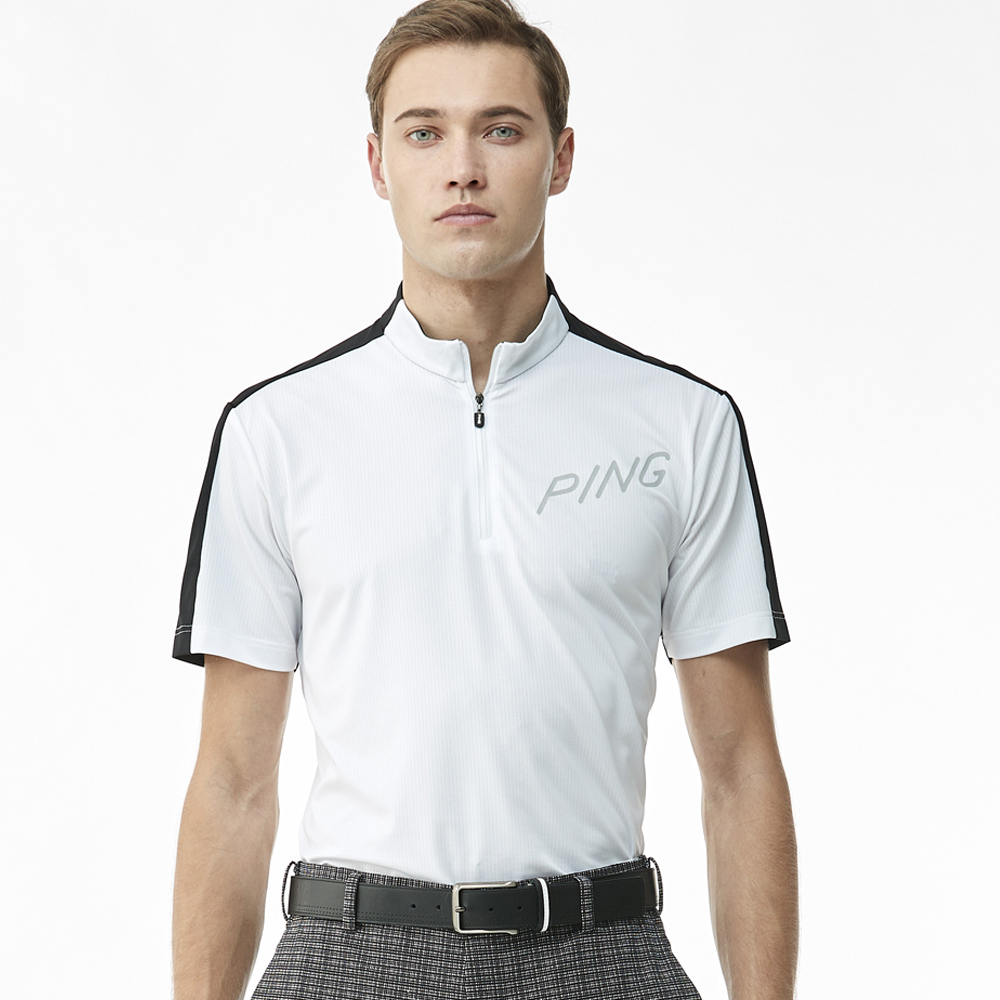 【PING】男款LOGO三角銀離子高爾夫薄長袖POLO衫-白(抗菌防臭/銀離子/GOLF/高爾夫球衫/PA24207-87) 歷史價格詳細信息