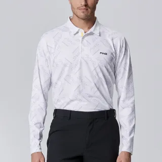 【PING】男款LOGO三角銀離子高爾夫薄長袖POLO衫-白(抗菌防臭/銀離子/GOLF/高爾夫球衫/PA24207-87) 歷史價格詳細信息