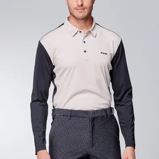 【PING】男款花紗橫條口袋休閒短袖POLO衫-橘紅(GOLF/高爾夫球衫/PA20105-25) 歷史價格詳細信息