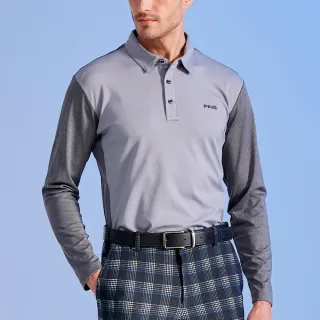【PING】男款花紗橫條口袋休閒短袖POLO衫-橘紅(GOLF/高爾夫球衫/PA20105-25) 歷史價格詳細信息
