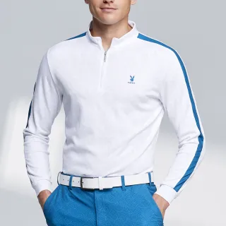 【PLAYBOY GOLF】男款吸濕排汗鬆緊腰頭高彈性高爾夫休閒長褲-黑(高爾夫球褲/AE23229-88) 歷史價格詳細信息