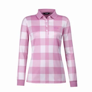 【PING】女款格紋短袖GOLF POLO衫-白(吸濕排汗/抗UV/高爾夫球衫/RA21109-87) 歷史價格詳細信息