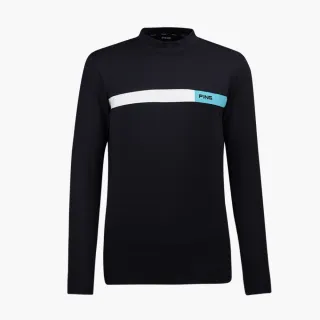 【PING】男款素面剪接抗UV長袖立領上衣-白(吸濕排汗/蓄熱保暖/GOLF/高爾夫球衫/PA24223-73) 歷史價格詳細信息