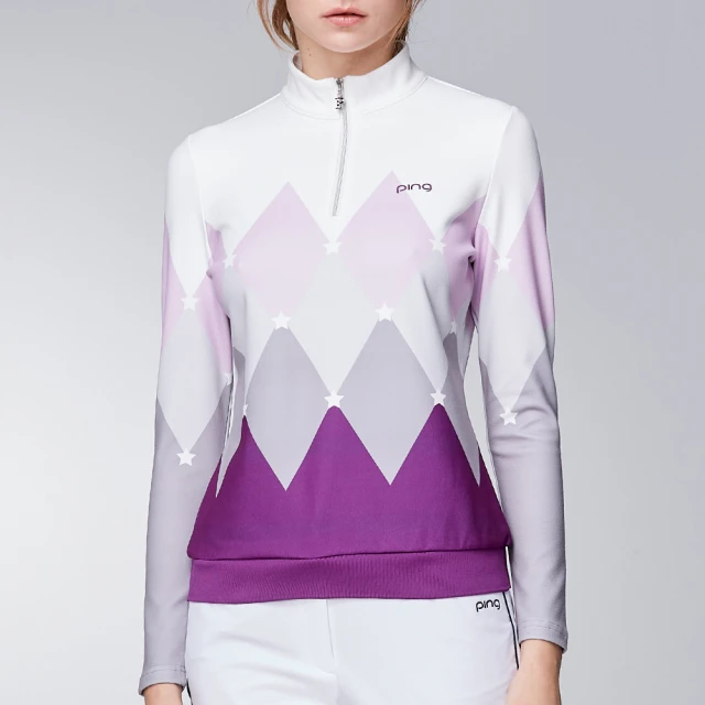 【PING】女款菱波車紋長版鋪棉外套-黑(防風透氣/防潑水/GOLF/高爾夫/RC21211-88) 歷史價格詳細信息