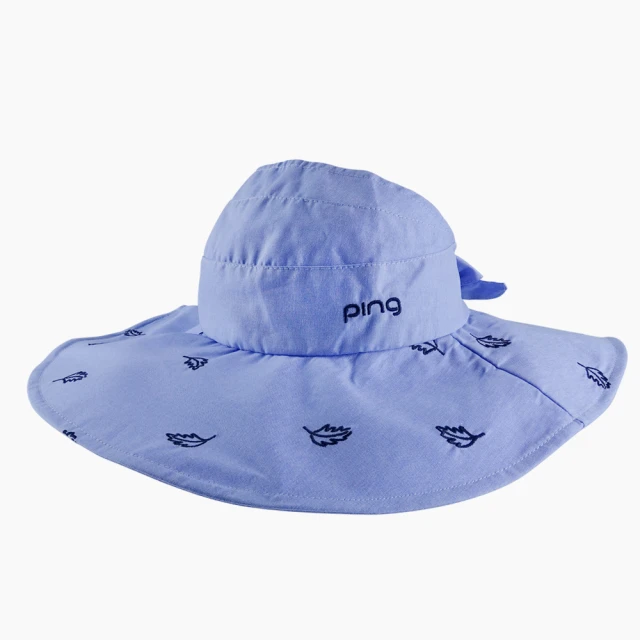 【PING】女款花紗印花立領短袖POLO衫-藍(吸濕排汗/GOLF/高爾夫球衫/RA22116-55) 歷史價格詳細信息