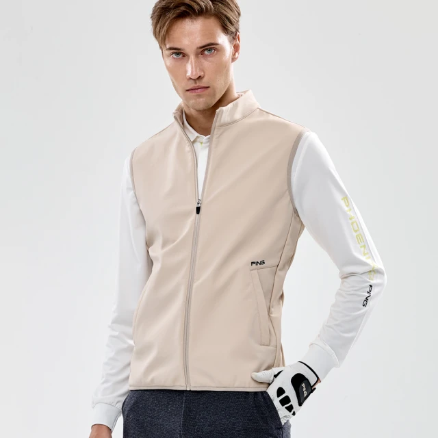 【PING】男款蓄熱保暖防風防潑水風衣外套-卡其(GOLF/高爾夫/PC24216-75) 歷史價格詳細信息