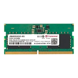 Transcend 創見 JetRam DDR5 4800 16GB 筆記型記憶體 JM4800ASE-16G 歷史價格詳細信息