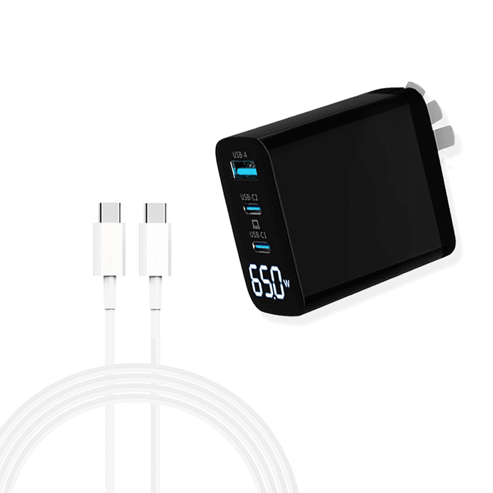 C to C + 65W 超級快充/閃充傳輸線 25/100/200cm 適用 Type-C 快速充電線 歷史價格詳細信息