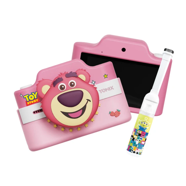 【YOMIX 優迷】迪士尼熊抱哥Wi-Fi兒童數位相機Lotso-KidCamera2(4800萬畫素/觸控式/玩具總動員大頭貼) 歷史價格詳細信息