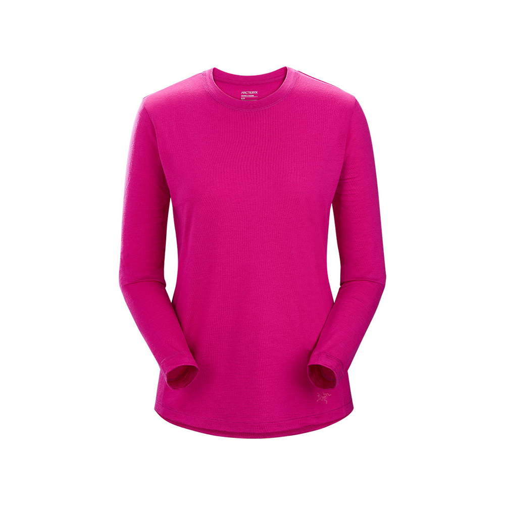 【Arcteryx 始祖鳥】女 Lana 羊毛長袖圓領衫(幸福粉) 歷史價格詳細信息