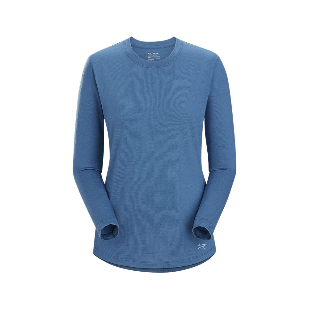 【ARCTERYX 始祖鳥】女 Lana 彈性短袖圓領防曬快乾排汗衣(美利奴混紡) X000007443-30801 黑寶石 歷史價格詳細信息