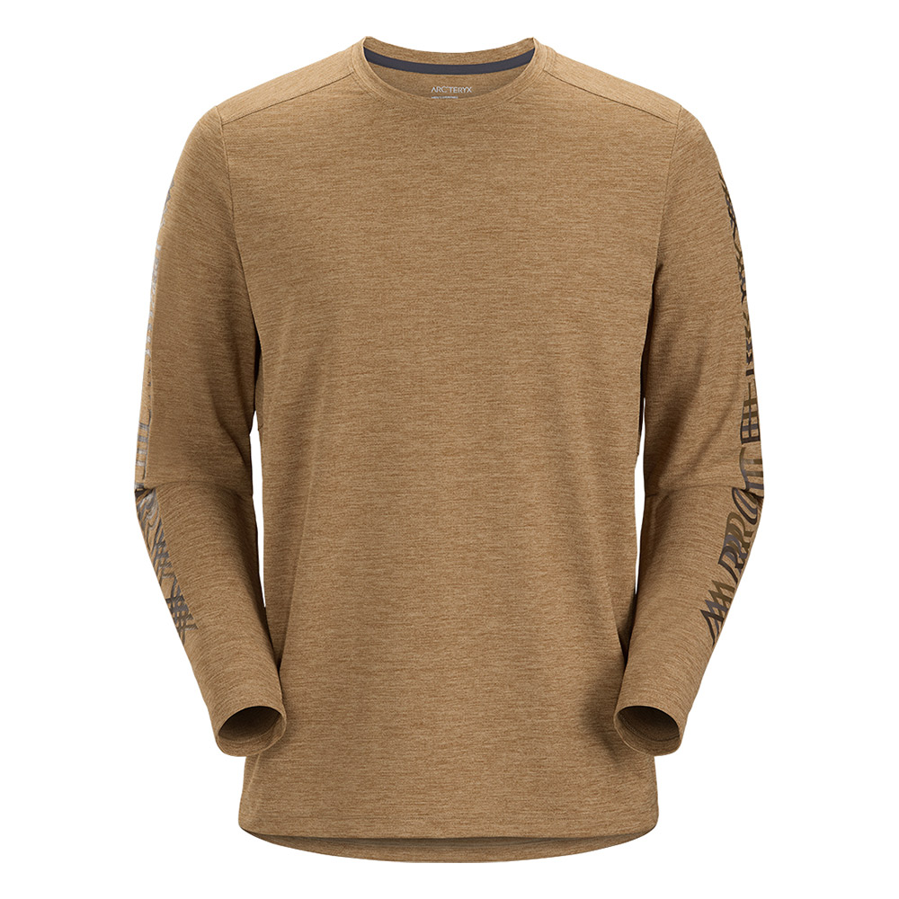 【ARC'TERYX 始祖鳥 男 Cormac快乾長袖圓領衫《雜黑》】X000007665/運動衫/T桖 歷史價格詳細信息