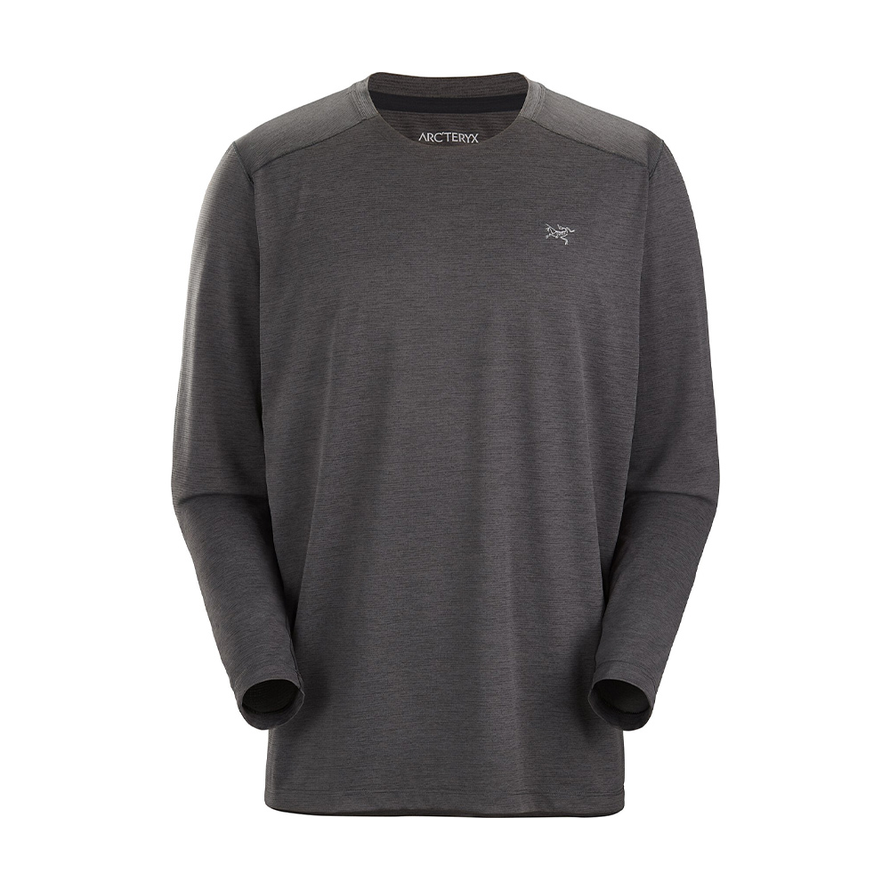 【ARC'TERYX 始祖鳥 男 Cormac快乾長袖圓領衫《雜黑》】X000007665/運動衫/T桖 歷史價格詳細信息