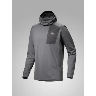 【ARCTERYX 始祖鳥】男 Rho 彈性透氣Polartec保暖刷毛套頭衫(285g) X000006266-29870 黑 歷史價格詳細信息