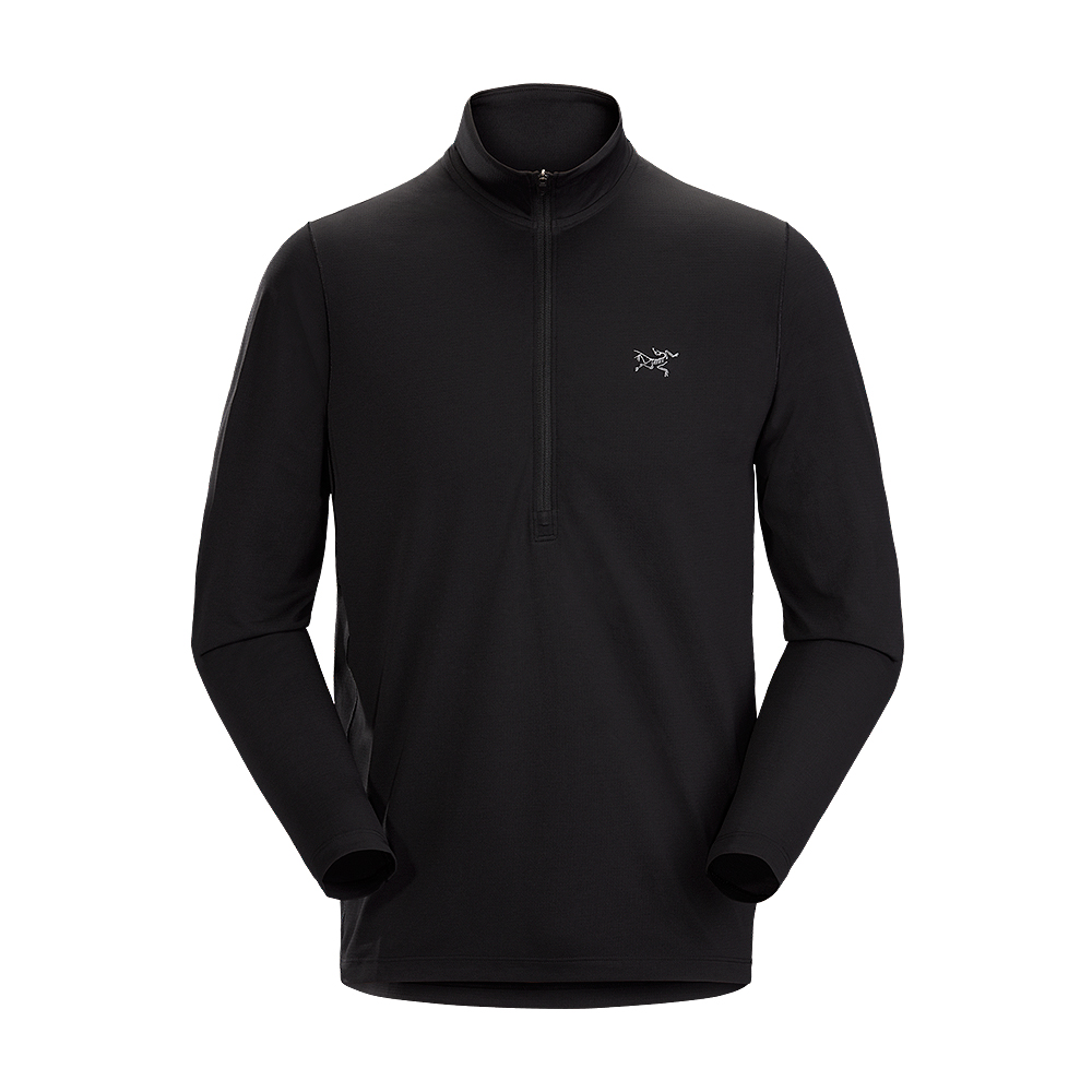 【Arcteryx 始祖鳥】男 Cormac 快乾 長袖 套頭衫 拉鍊衫(黑寶石) 歷史價格詳細信息