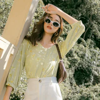 V領滿版印花收腰內裡連袖短袖洋裝 《DA8509》 歷史價格詳細信息