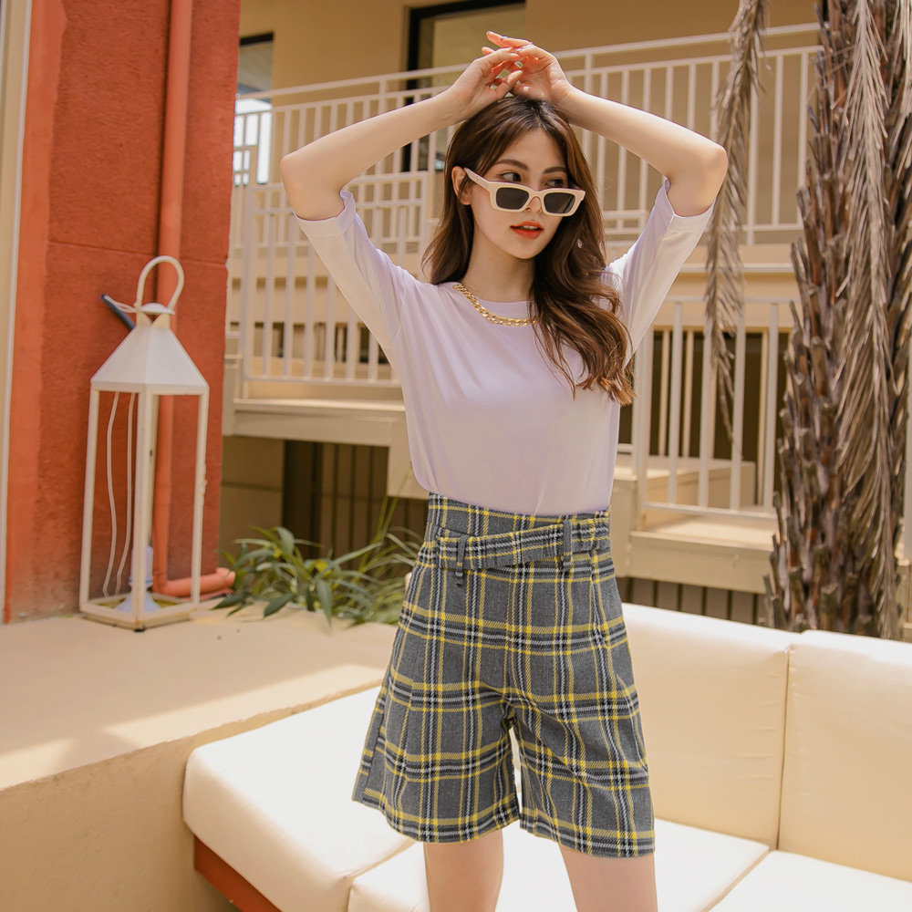 【OB 嚴選】腰帶造型側開衩不易皺中長裙 《CA2587》 歷史價格詳細信息