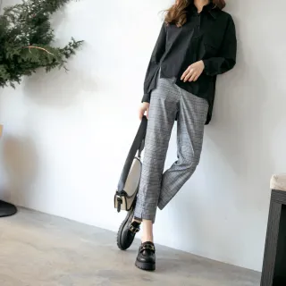 【OB 嚴選】高腰格紋混紡毛料不對稱A字百褶短裙 《CA2703》 歷史價格詳細信息