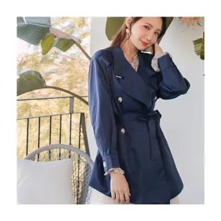 OB嚴選 兩穿式翻領雙排釦上衣 《AB17600》 歷史價格詳細信息