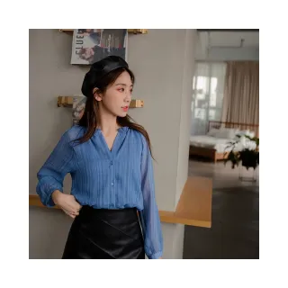 【OB 嚴選】領口蝴蝶結打褶設計厚雪紡長袖上衣 《AB9098》 歷史價格詳細信息