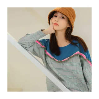 OB嚴選 假兩件配色異材質拼接襯衫領上衣 《AB16062》全館現貨 歷史價格詳細信息