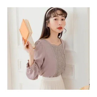 OB嚴選 荷葉蕾絲拼接珍珠釦雙層連帽厚磨毛上衣 《AB14331》 歷史價格詳細信息