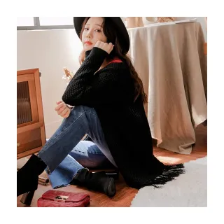 【OB 嚴選】立體織紋破洞前短後長七分袖上衣 《AB18859》 歷史價格詳細信息