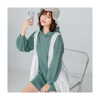 【OB 嚴選】寬鬆長版字母銀條裝飾衛衣大學T 《AB16687》 歷史價格詳細信息