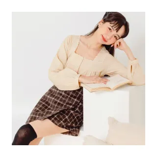 【OB 嚴選】花邊領拋袖針織上衣 《FA2554》 歷史價格詳細信息