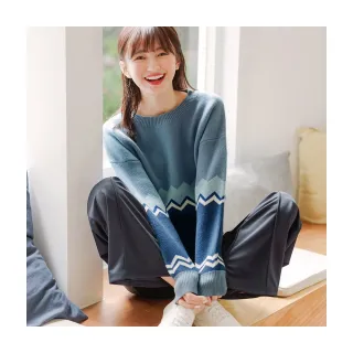 【OB 嚴選】包芯紗圖形緹花保暖針織毛衣上衣 《FA2641》 歷史價格詳細信息