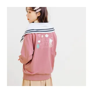 OB嚴選 玩轉百tee．KITTY環島台灣落肩造型內刷毛大學T 《KB1438》 歷史價格詳細信息