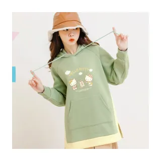 OB嚴選 玩轉百tee．KITTY環島台灣落肩造型內刷毛大學T 《KB1438》 歷史價格詳細信息