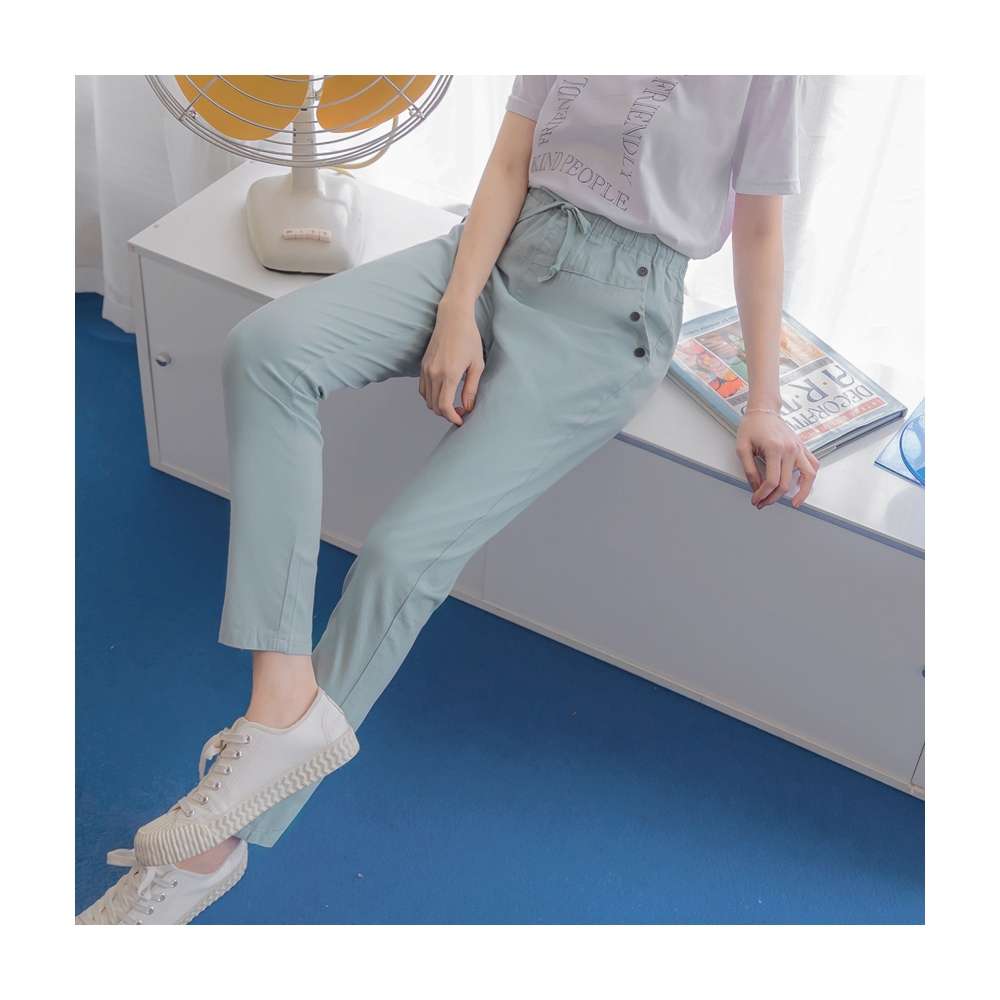 【OB 嚴選】舒適透氣高含棉五分寬袖撞色上衣 《AB17076》 歷史價格詳細信息