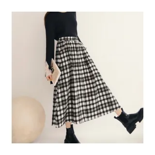 OB嚴選 質感A字傘襬開衩厚雪紡中裙 《CA2186》 歷史價格詳細信息