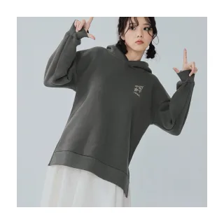 OB嚴選 內刷毛火箭刺繡側邊開衩連帽上衣 《KG1491》 歷史價格詳細信息