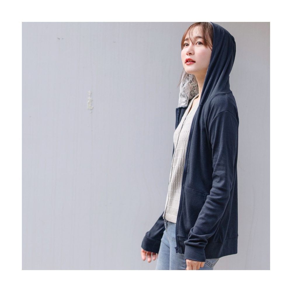 OB嚴選 蕾絲緹花拼接休閒連帽拉鍊外套 《EA0852》全館現貨 歷史價格詳細信息