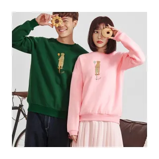 OB嚴選 情侶系列-卡通印花內刷毛帽T(女) 《KL1246》 歷史價格詳細信息