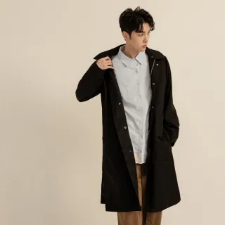【OB 嚴選】男女共穿磨毛格紋口袋長版罩衫外套 《EA3557》 歷史價格詳細信息