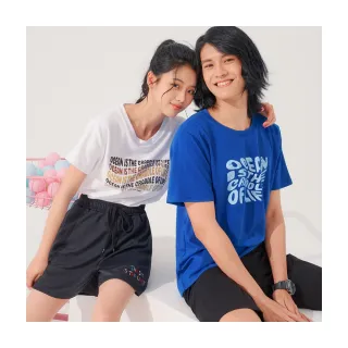 OB嚴選 美國棉快乾．情侶系列撞色滾邊印花上衣 《KL1332》 歷史價格詳細信息