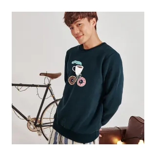 OB嚴選 情侶系列-卡通印花內刷毛帽T(女) 《KL1246》 歷史價格詳細信息