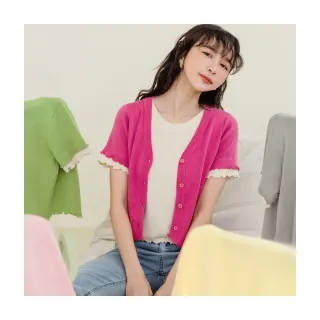 【OB 嚴選】V領假兩件華夫格短版拋袖上衣 《AB17953》 歷史價格詳細信息