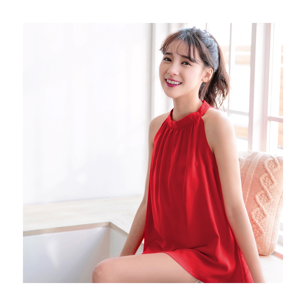 【OB 嚴選】無袖圓領配色短洋裝 《DA9620》 歷史價格詳細信息