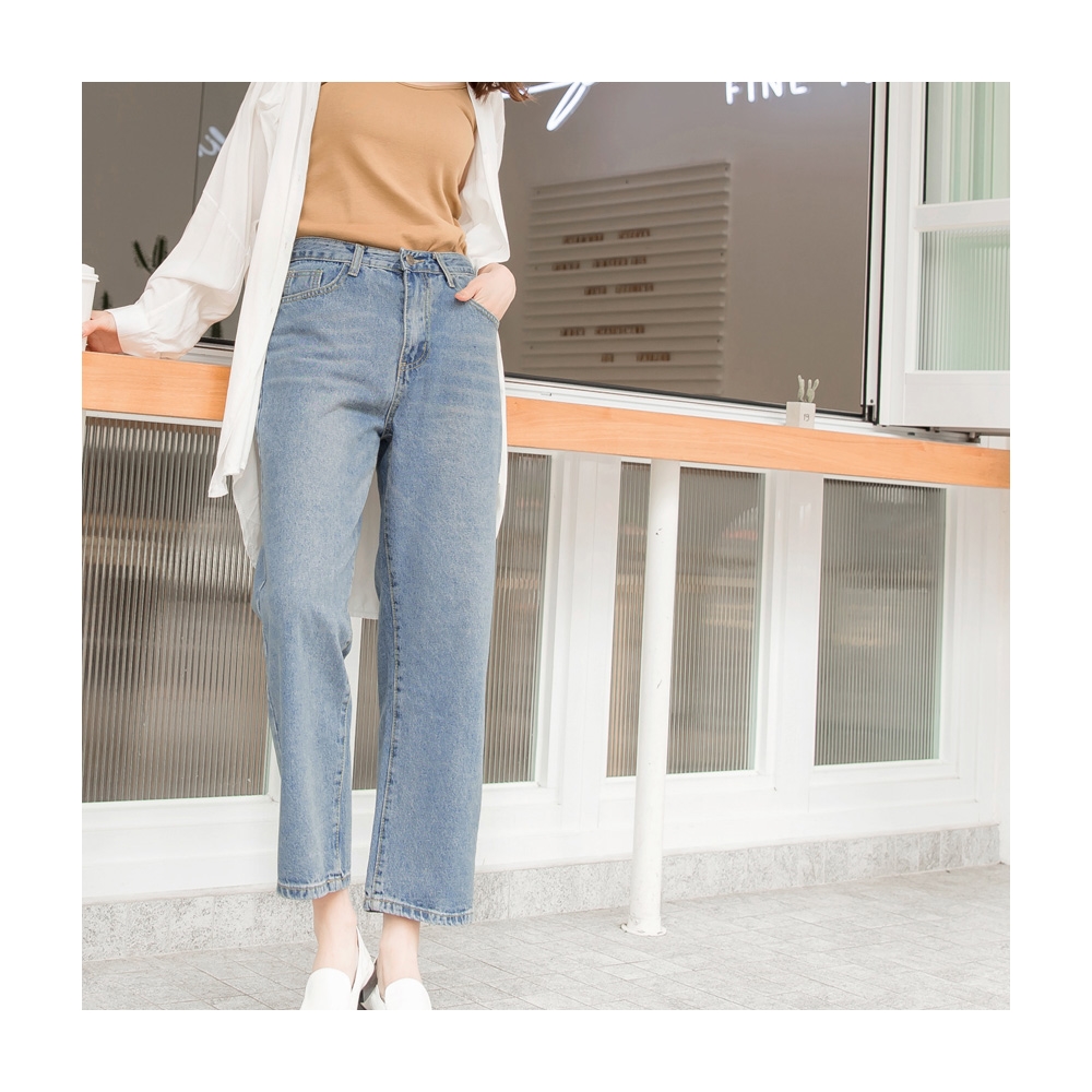 OB嚴選 高含棉刷色破損腰鬆緊牛仔斜襬短褲 《BA2601》 歷史價格詳細信息