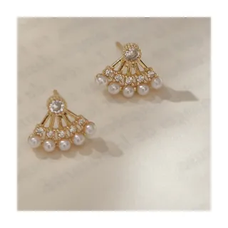 【OB 嚴選】鑲鑽雙層幾何耳針耳環 《ZC2697》 歷史價格詳細信息