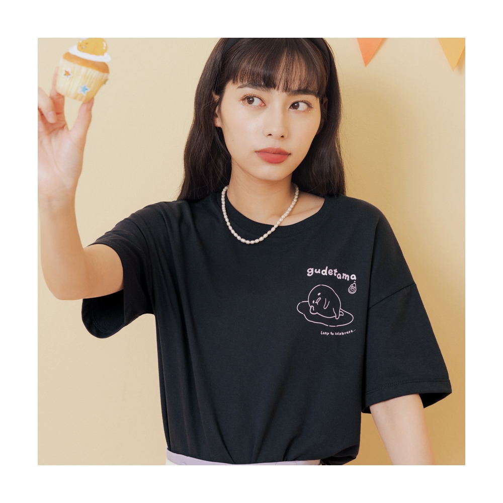 OB嚴選 蛋黃哥．迷你壽桃印花短版上衣 《IU0005》 歷史價格詳細信息