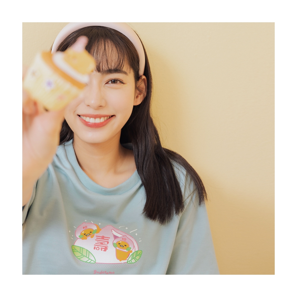 OB嚴選 蛋黃哥．迷你壽桃印花短版上衣 《IU0005》 歷史價格詳細信息