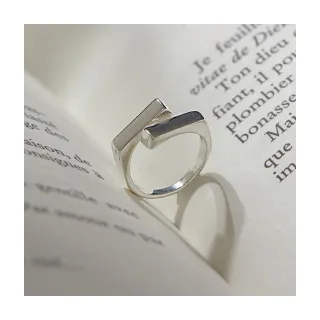 925純銀幾何戒指女小眾設計簡約ins潮輕奢冷淡風時尚個性開口指環~玲瓏心飾 歷史價格詳細信息