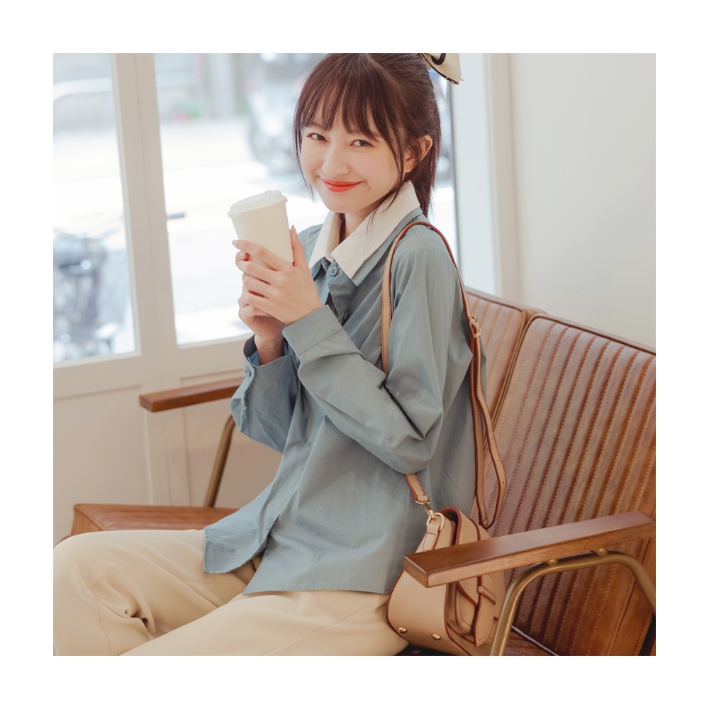 【OB 嚴選】高含棉假兩件層次造型五分袖T恤上衣 《AB4522》 歷史價格詳細信息