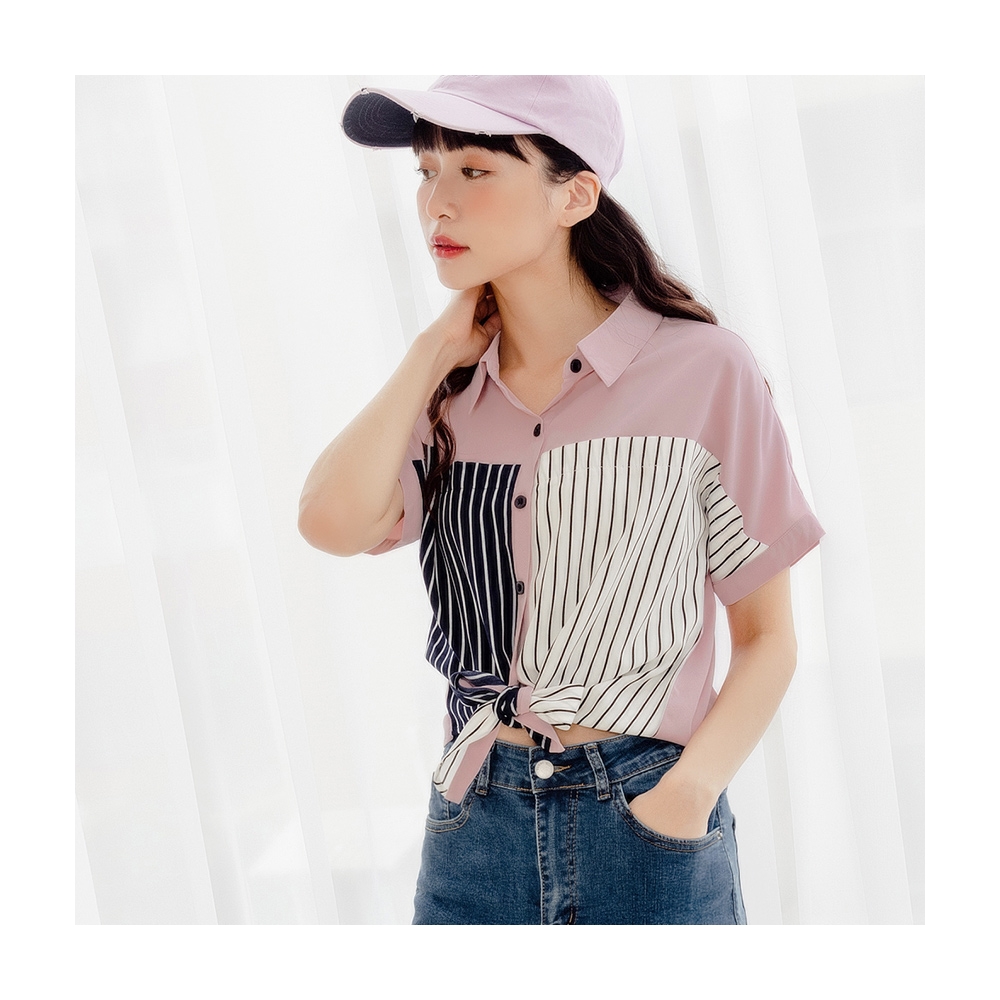 【OB 嚴選】假兩件舒涼雪紡不規則下襬長洋裝 《DA9581》 歷史價格詳細信息