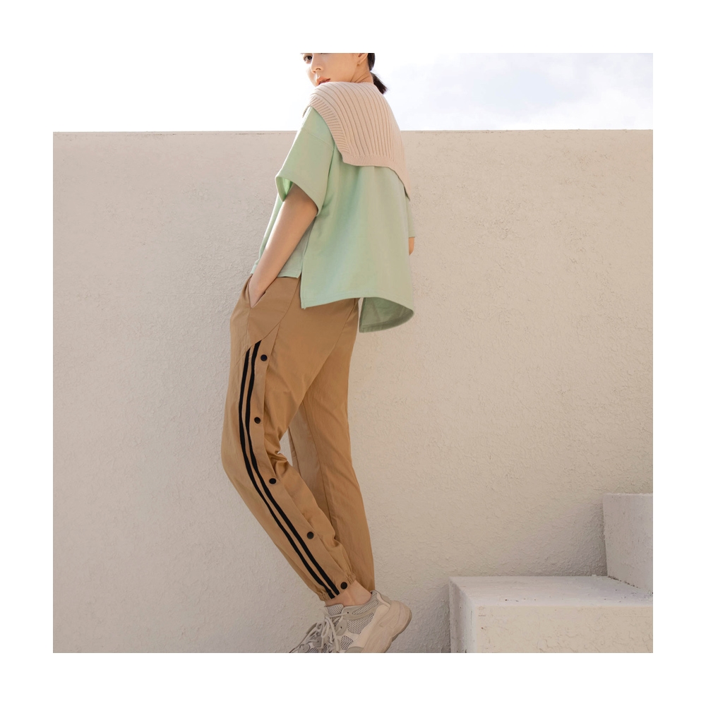 縮口褲 防潑水戶外微皺卡扣腰帶設計 休閒褲 長褲 山系【TJK2149】現貨＋預購 歷史價格詳細信息